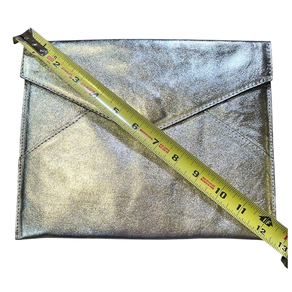 ASOS Silver + Gold Metalic Envelope iPad  Tablet Kindle Pouch Bag - New  - - Picture 7 of 7